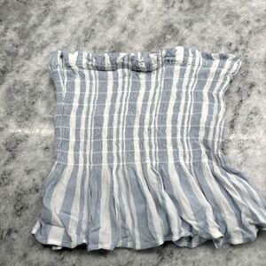 American Eagle Striped Tube Top